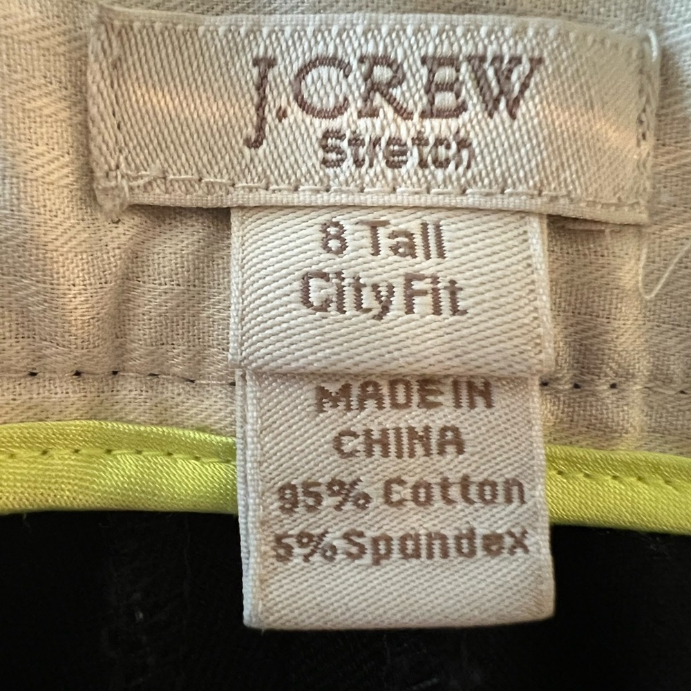 JCrew cotton/spandex CityFit pant - Picture 2 of 3